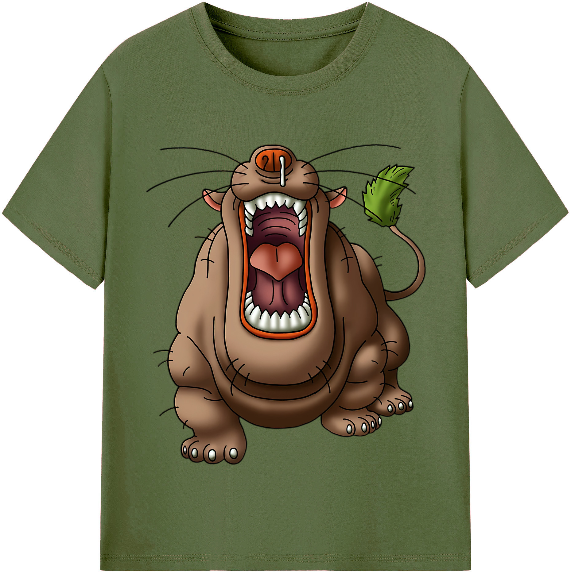 （画像用） ドラゴンクエスト Doragon Kuesuto Dragon Quest 綿100％半袖Tシャツ（フロントプリント）